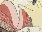 Japanese Utamaro Selection Ukiyoe Woodblock Printing Hanga Writing Letter FL202