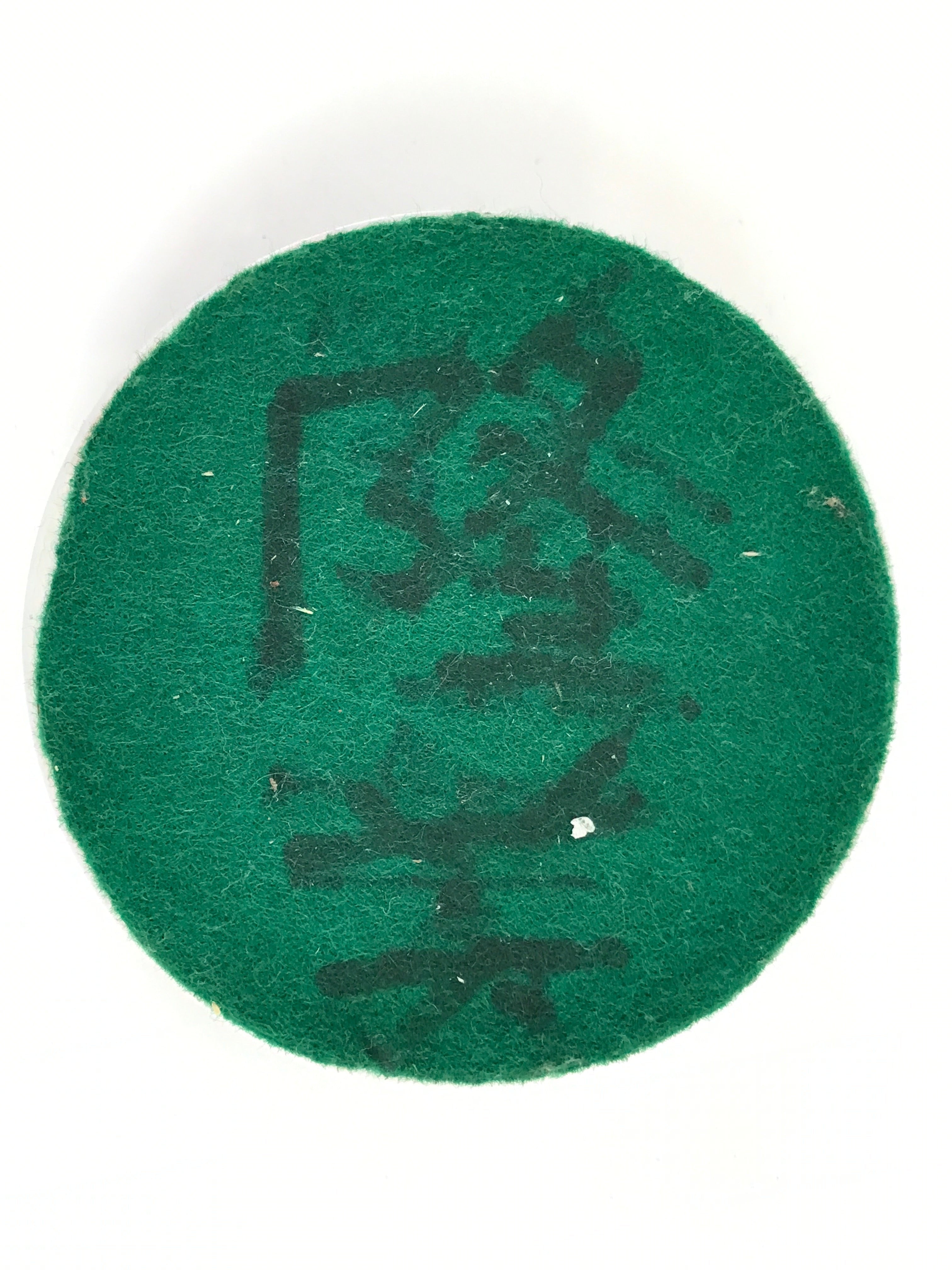 Japanese Vermilion Ink Pad Case Red Seal Shuniku Arita Porcelain Container SZ63