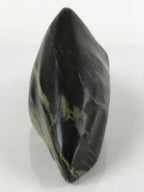 Japanese Viewing Stone Zen Buddhist Suiseki Vtg Black Beige Decoration JK686