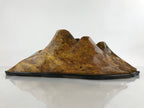 Japanese Viewing Stone Zen Buddhist Suiseki Vtg Jasper Mountain Wood Base JK684