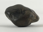 Japanese Viewing Stone Zen Buddhist Vtg Suiseki Characters Small Black JK560