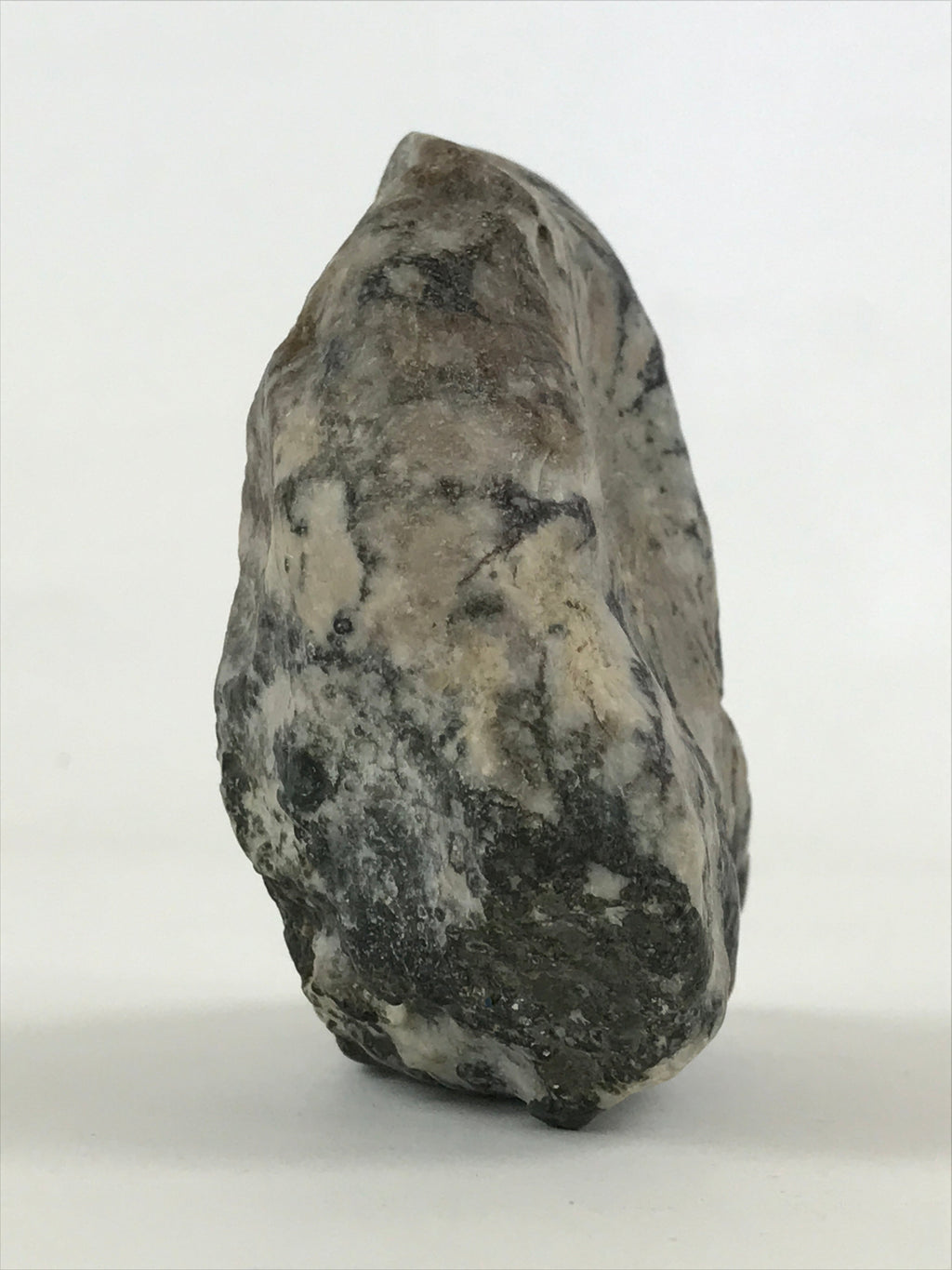 Japanese Viewing Stone Zen Buddhist Vtg Suiseki Radiant White JK558