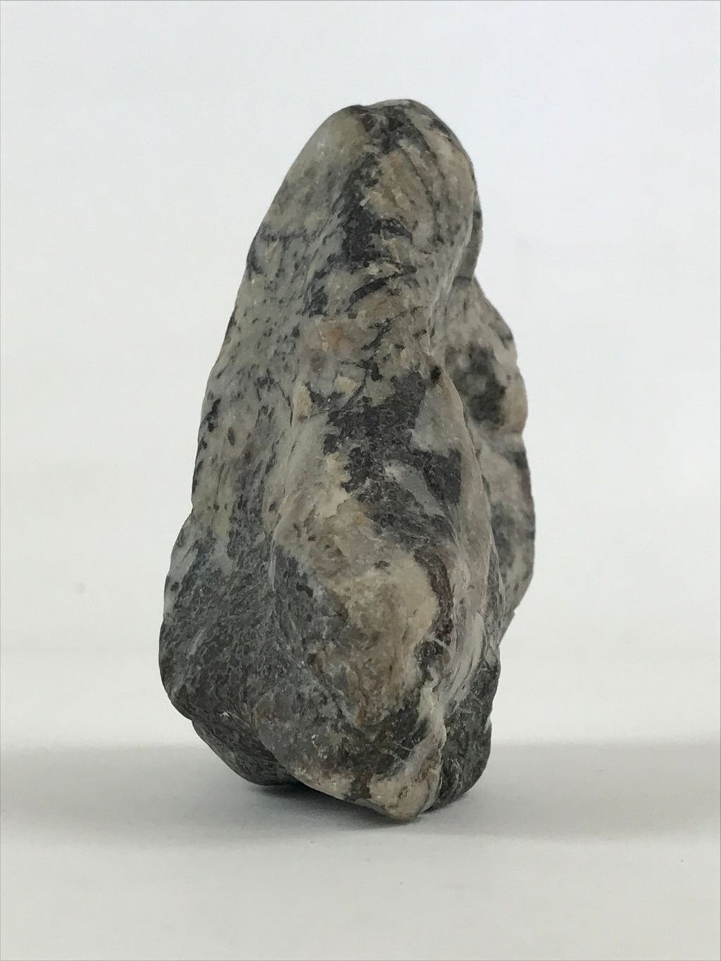 Japanese Viewing Stone Zen Buddhist Vtg Suiseki Radiant White JK558