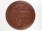 Japanese Vtg Buddha Kanji Character Signature Seal Stamp Sheep Brown BD917