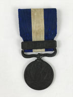 Japanese WWI Military Service Medal Vtg Taisho Siberian Flag W/ Box JK814