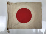 Japanese WWII Aircraft National Flag Vtg Hinomaru Nisshouki Red Sun Fabric JK864