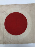 Japanese WWII Aircraft National Flag Vtg Hinomaru Nisshouki Red Sun Fabric JK864