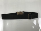 Japanese WWII Firefighter Casual Uniform Belt Vtg Fire Brigade Metal Crest MK18