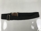 Japanese WWII Firefighter Casual Uniform Belt Vtg Fire Brigade Metal Crest MK19