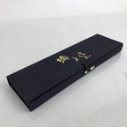 Japanese Wajima Lacquered Wooden Chopstick Pair Set Vtg Black Red Boxed L319