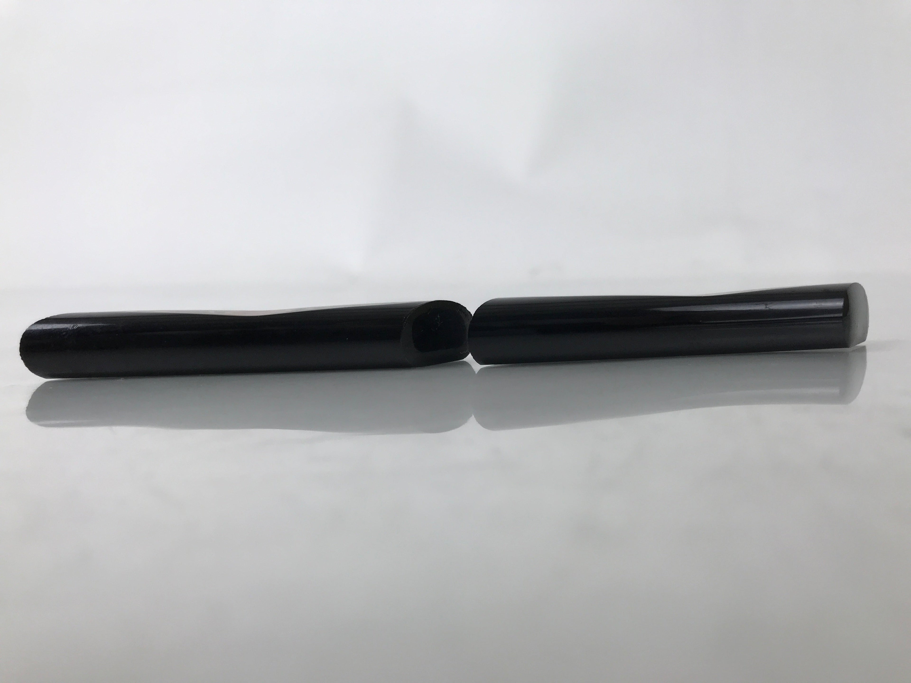 Japanese Wakasa Nuri Lacquered Wooden Chopstick Rest 5 Pcs Vtg Black Red LWB110