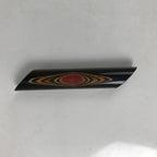Japanese Wakasa Nuri Lacquered Wooden Chopstick Rest 5 Pcs Vtg Black Red LWB110