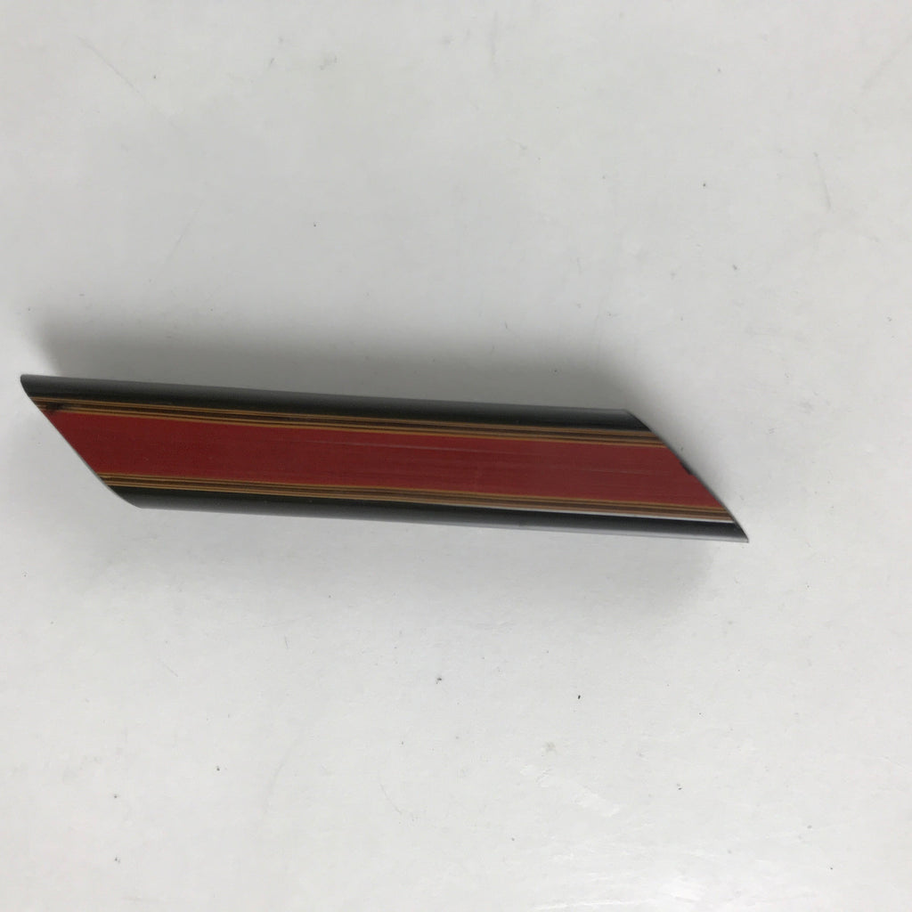 Japanese Wakasa Nuri Lacquered Wooden Chopstick Rest 5 Pcs Vtg Black Red LWB110