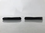 Japanese Wakasa Nuri Lacquered Wooden Chopstick Rest 5 Pcs Vtg Black Red LWB110