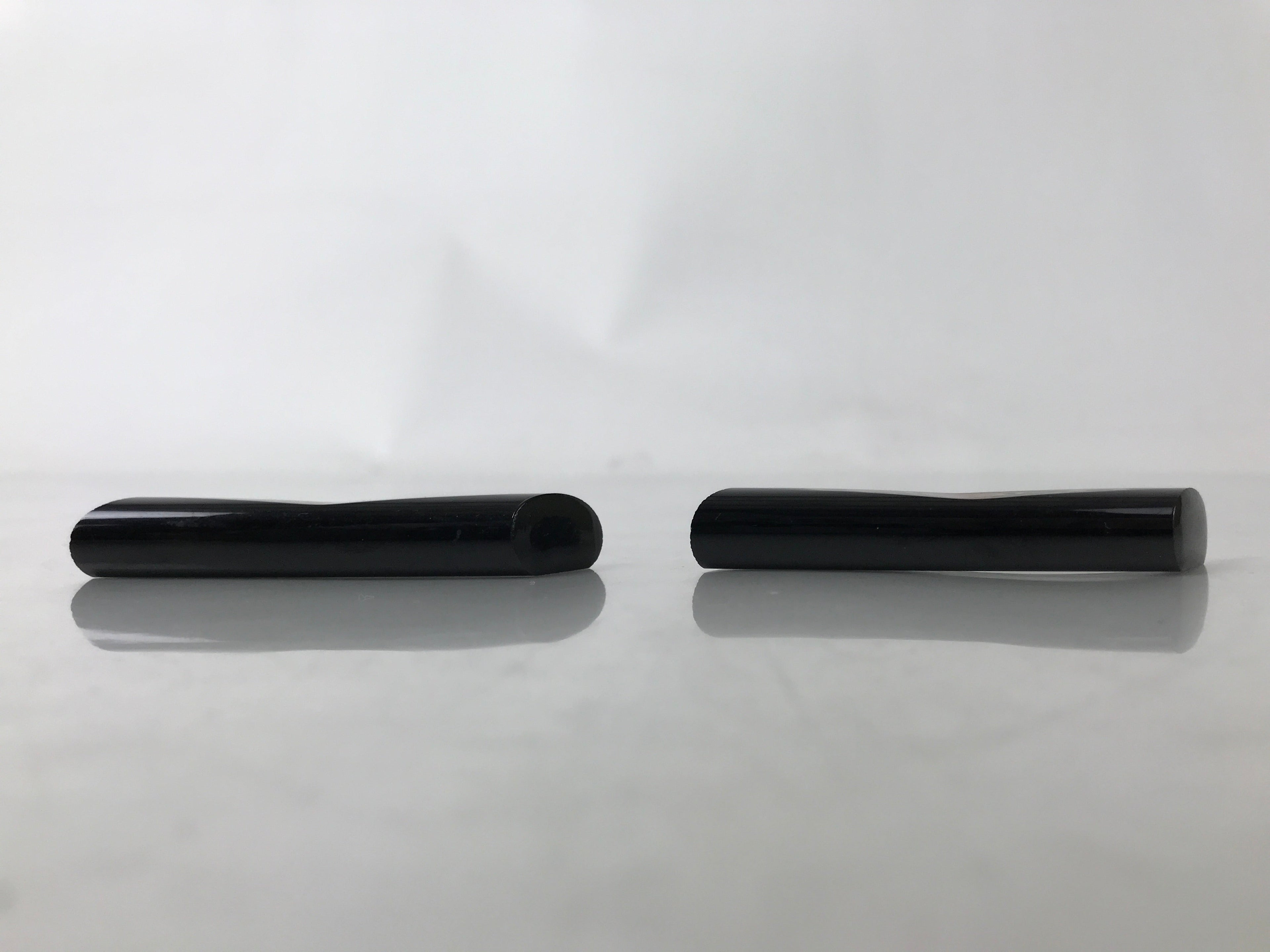 Japanese Wakasa Nuri Lacquered Wooden Chopstick Rest 5 Pcs Vtg Black Red LWB110