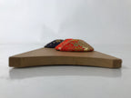 Japanese Wall Hanging Display Frame Vtg Art Board Clam Kimono Hina Doll FL389