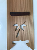 Japanese Wall Hanging Frame Tanzaku-Kake Shikishi Display Art Board Bird FL391