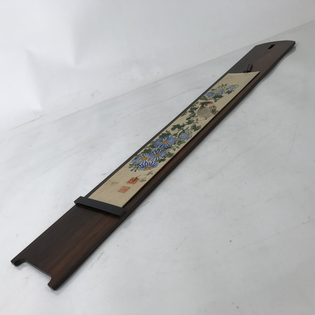 Japanese Wall Hanging Frame Tanzaku-Kake Shikishi Display Art Board Floral FL384