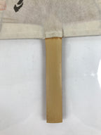 Japanese Washi Paper Fan Sesson Uchiwa Vtg Bamboo Frame Running Horse Uma U125