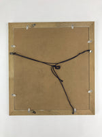 Japanese Washi Paper Framed Shikishi Art Vtg Suzue Tsuzuki Mikan Oranges FR3