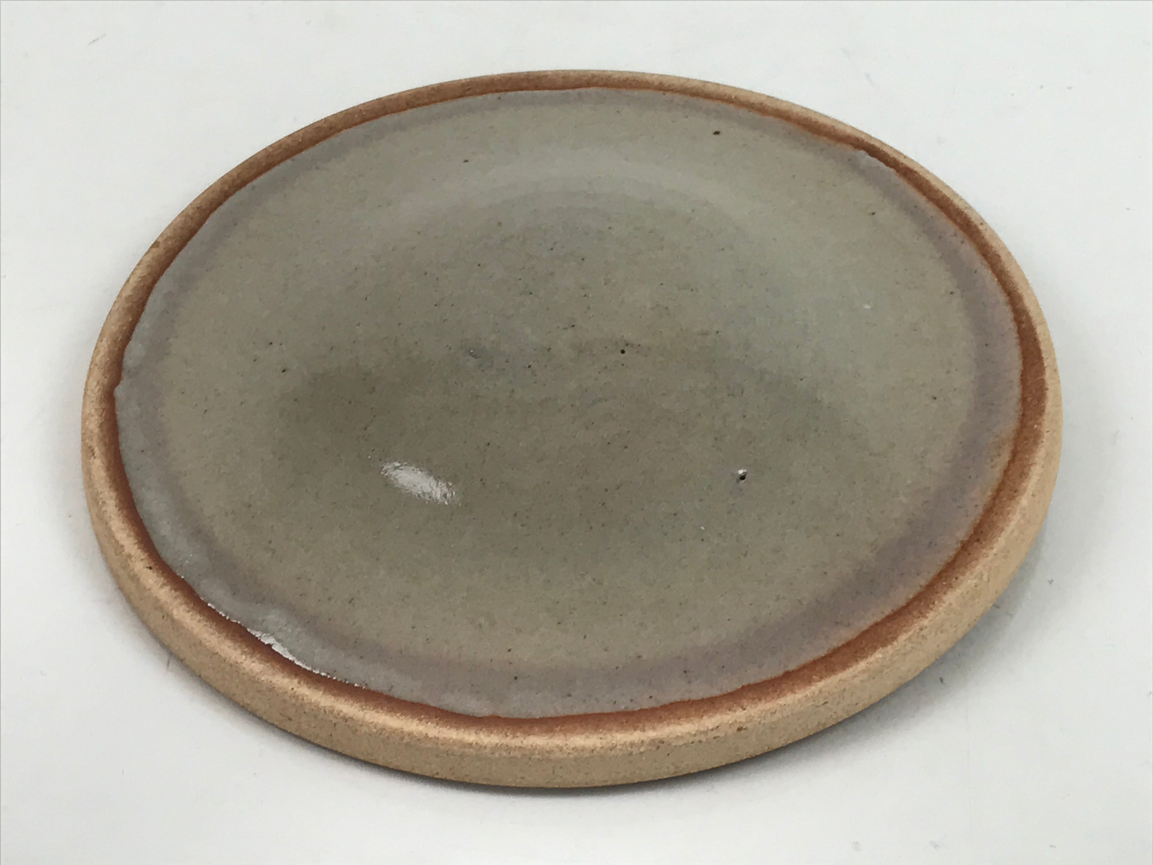 Japanese Water Jar Vtg Mizusashi Tea Ceremony Hagi Ware Green W/ Box PX740