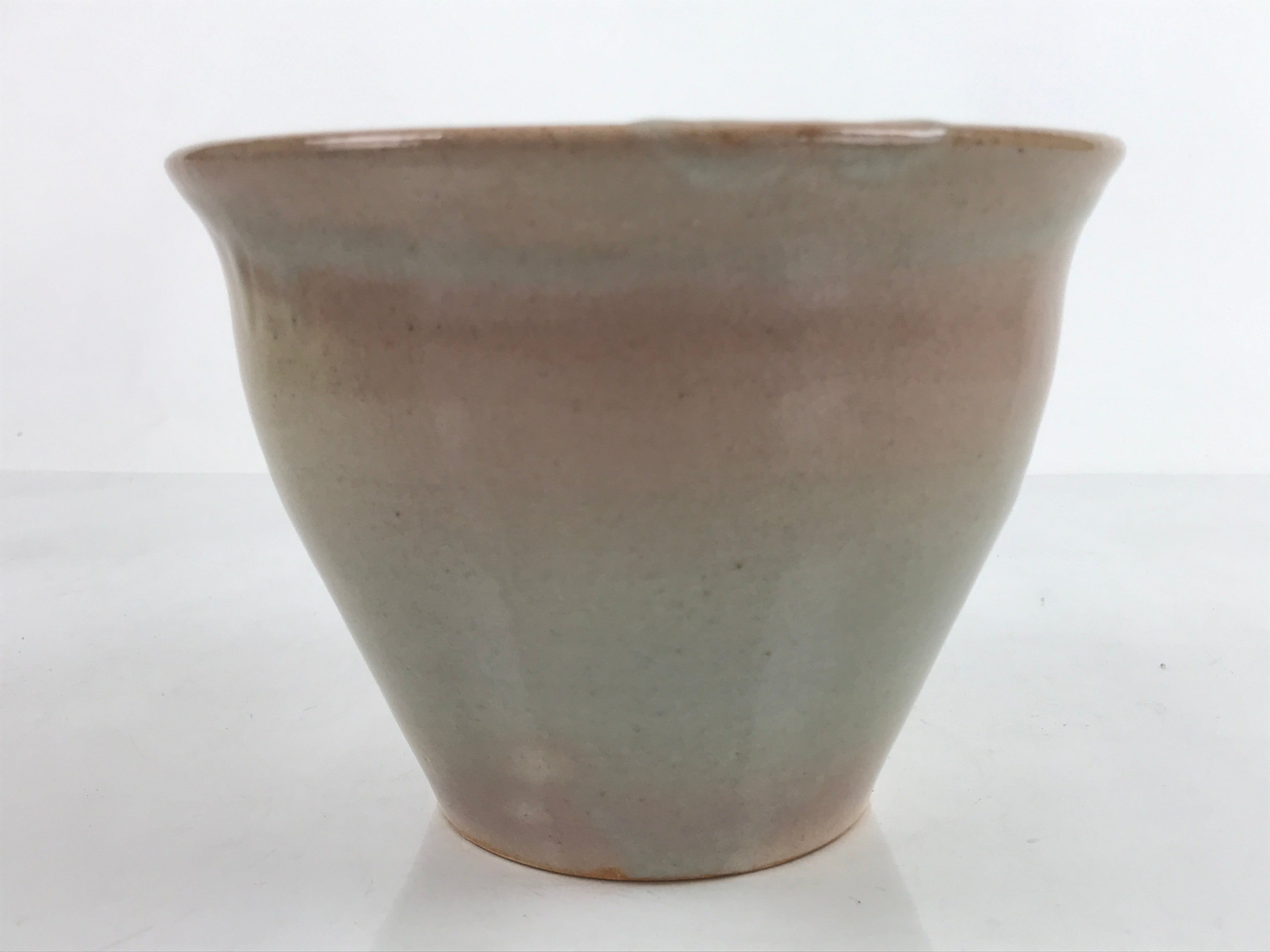 Japanese Water Jar Vtg Mizusashi Tea Ceremony Hagi Ware Green W/ Box PX740