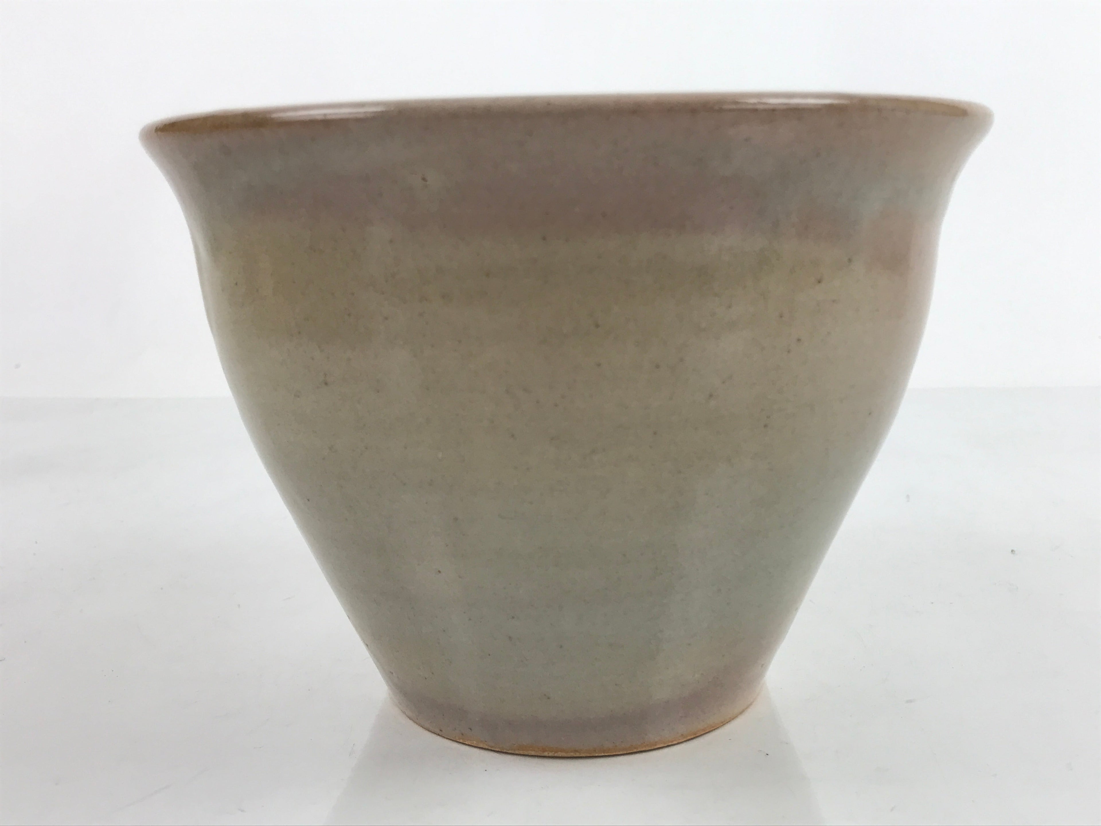 Japanese Water Jar Vtg Mizusashi Tea Ceremony Hagi Ware Green W/ Box PX740