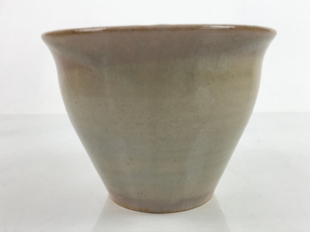 Japanese Water Jar Vtg Mizusashi Tea Ceremony Hagi Ware Green W/ Box PX740