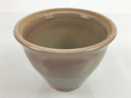 Japanese Water Jar Vtg Mizusashi Tea Ceremony Hagi Ware Green W/ Box PX740
