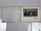 Japanese Wedding Photograph Vtg Kimono Bride Groom Family Showa Black White PH2