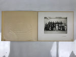 Japanese Wedding Photograph Vtg Kimono Bride Groom Family Showa Black White PH3