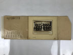 Japanese Wedding Photograph Vtg Kimono Bride Groom Family Showa Sepia Tone PH14