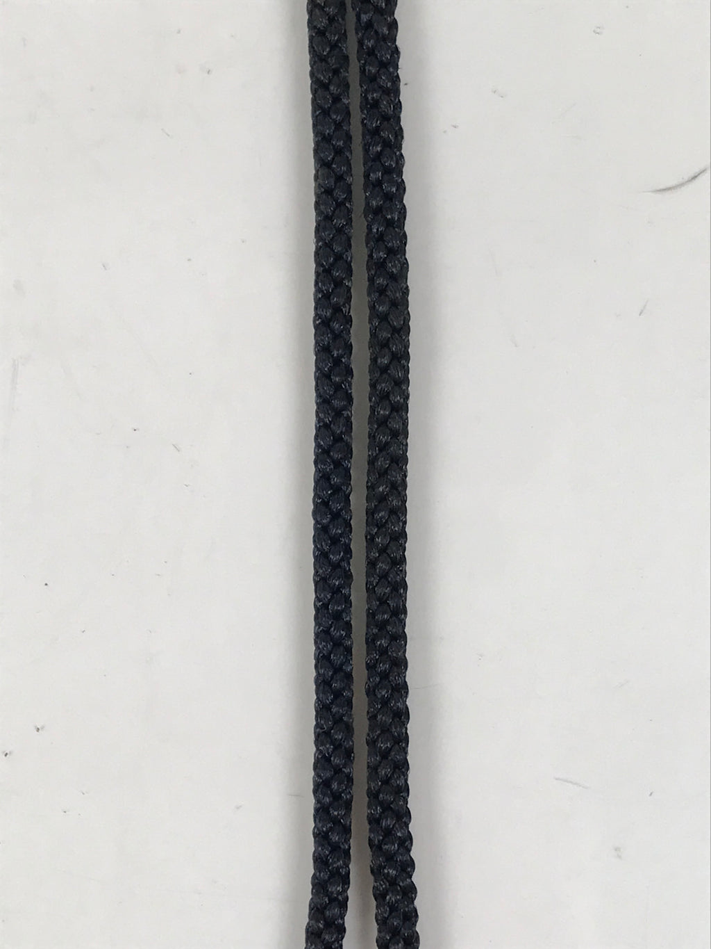 Japanese Western Bolo Loop Tie Vtg Woman Birds Slide Metal Tips Black JK888
