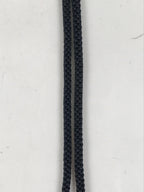 Japanese Western Bolo Loop Tie Vtg Woman Birds Slide Metal Tips Black JK888