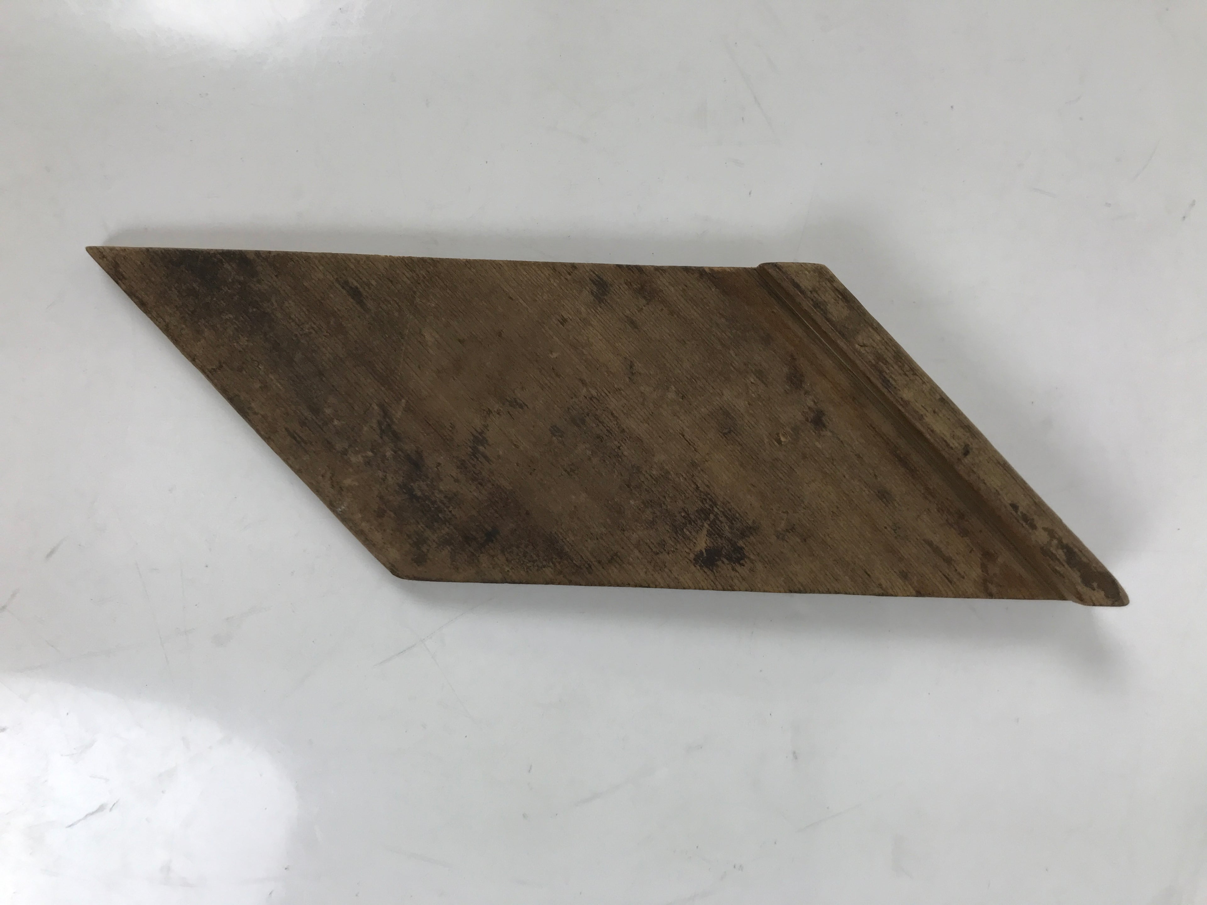 Japanese Wood Angle Ruler Vtg Square Woodworking Carpentry Tool 45degrees T300