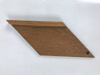 Japanese Wood Angle Ruler Vtg Square Woodworking Carpentry Tool 45degrees T301
