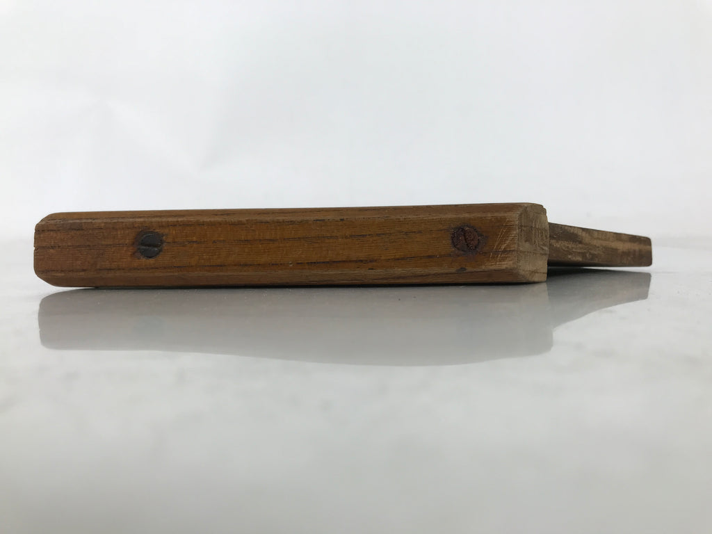 Japanese Wood Angle Ruler Vtg Square Woodworking Carpentry Tool 45degrees T302