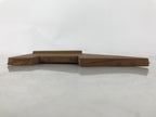 Japanese Wood Angle Ruler Vtg Square Woodworking Carpentry Tool 45degrees T303