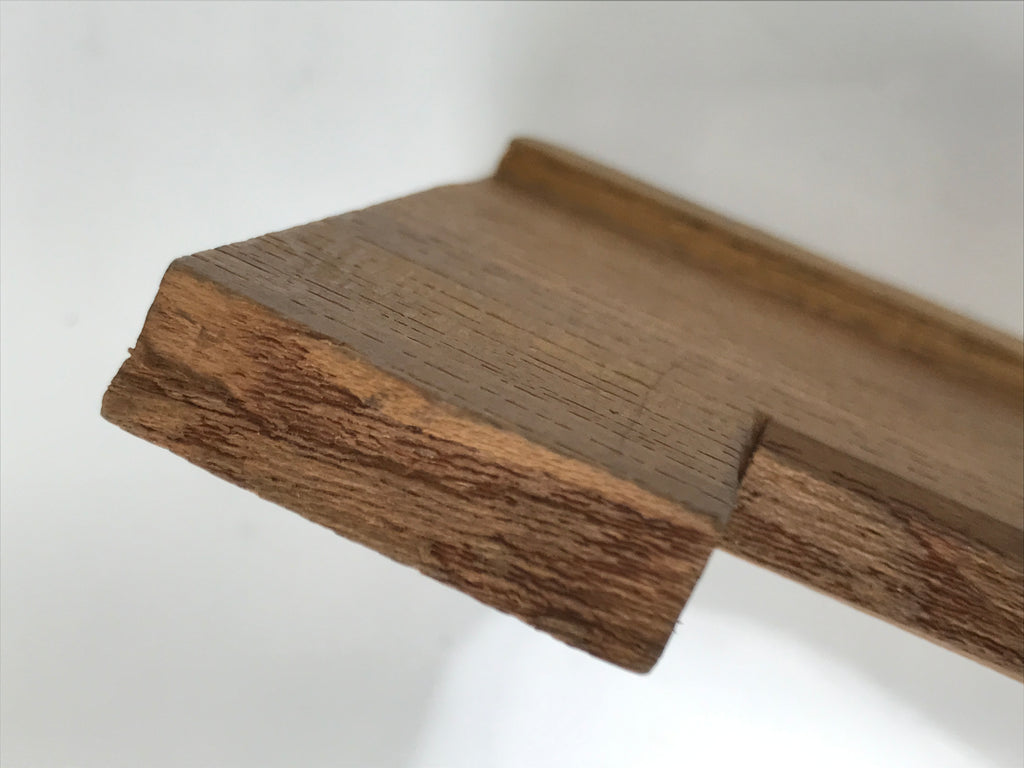 Japanese Wood Angle Ruler Vtg Square Woodworking Carpentry Tool 45degrees T303