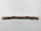 Japanese Wood Bamboo Hanging Shikishi Art Board Frame Vtg Fan Shape Brown FL513