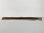 Japanese Wood Bamboo Hanging Shikishi Art Board Frame Vtg Fan Shape Brown FL513