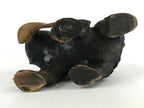 Japanese Wood Carved Ainu Bear Statue Vtg Sculpture Hokkaido Brown AB106