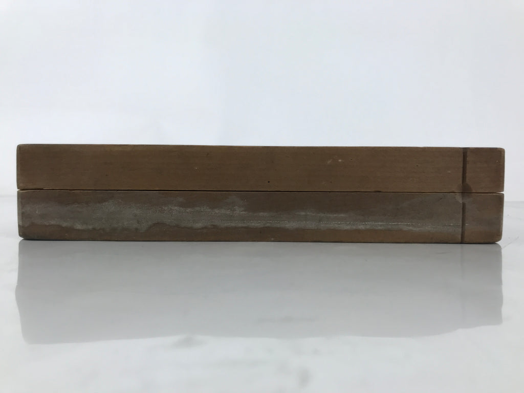Japanese Wood Carved Kashigata Cake Mold Sweet Wagashi Folk Kanji Frame Kg658
