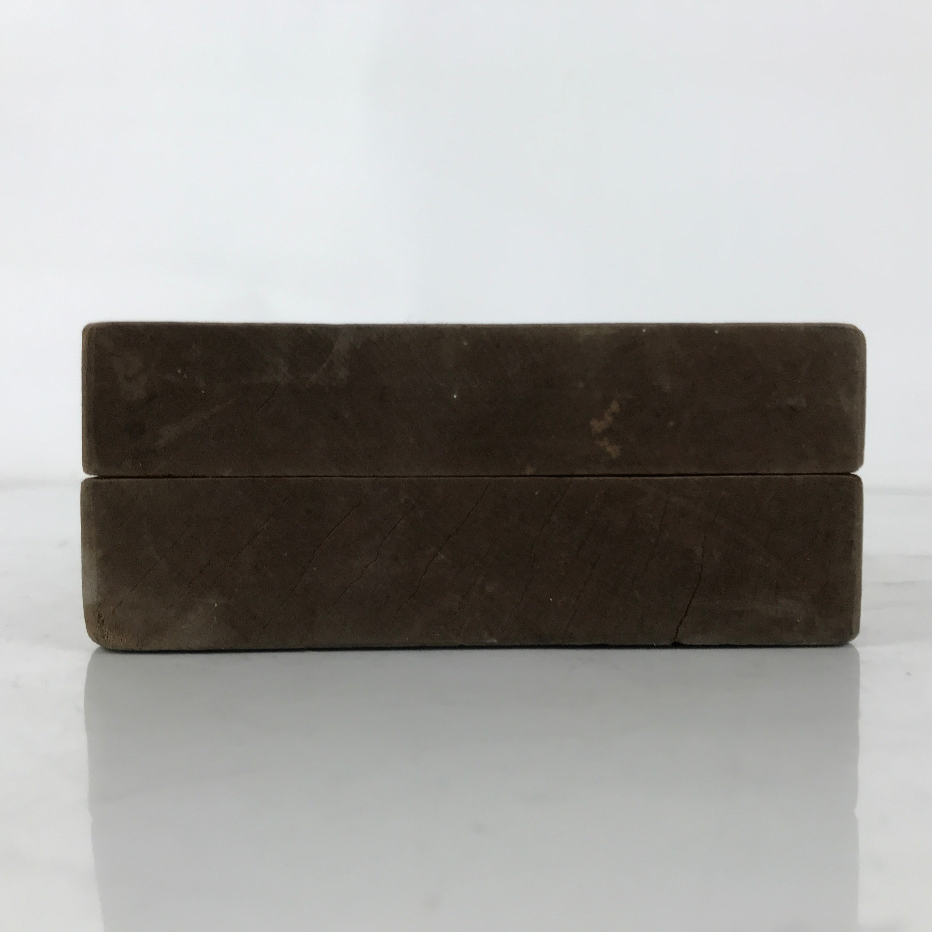 Japanese Wood Carved Kashigata Cake Mold Sweet Wagashi Folk Kanji Frame Kg658