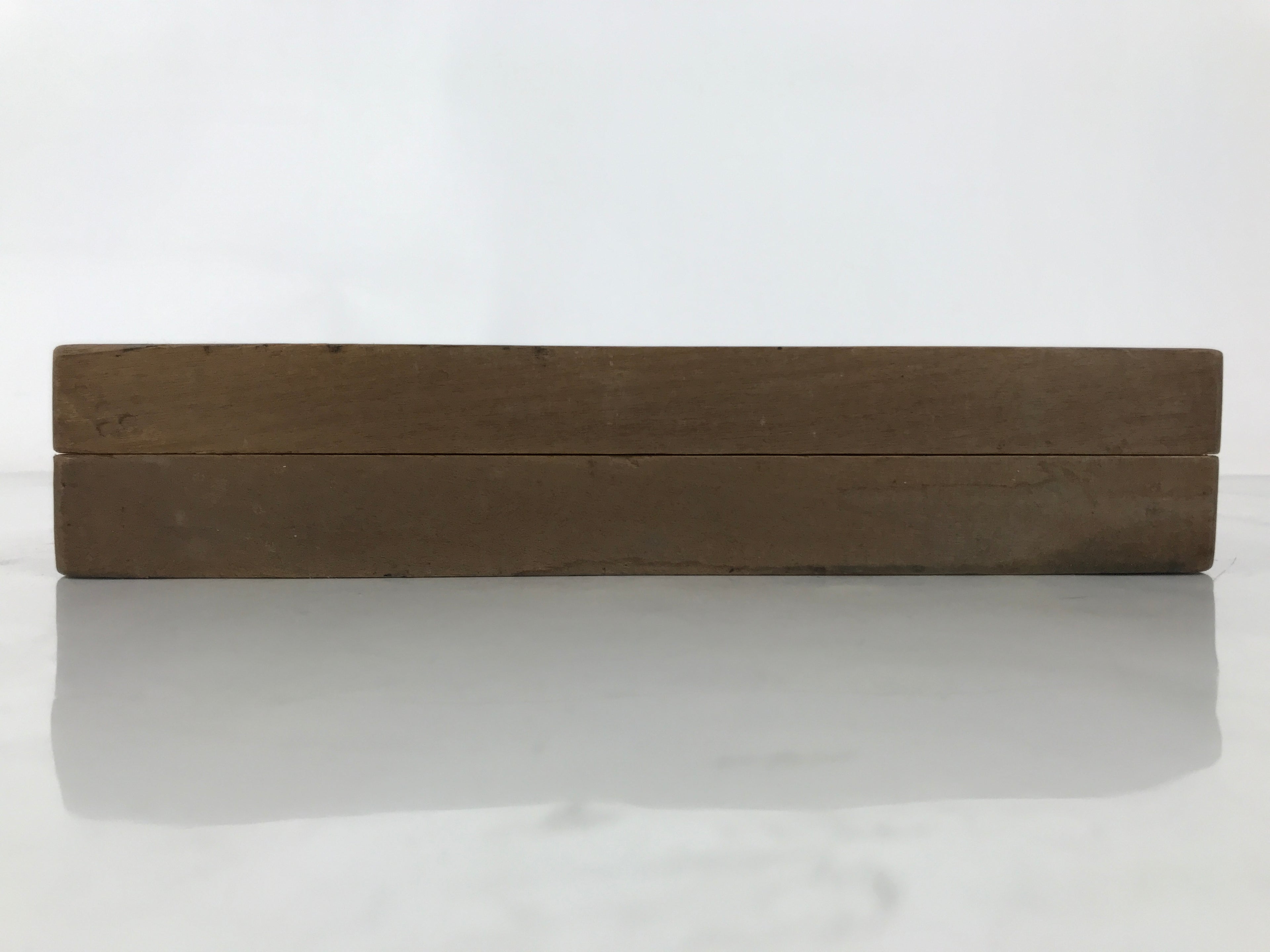 Japanese Wood Carved Kashigata Cake Mold Sweet Wagashi Folk Kanji Frame Kg658