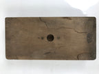 Japanese Wood Carved Kashigata Cake Mold Sweet Wagashi Folk Kanji Frame Kg658