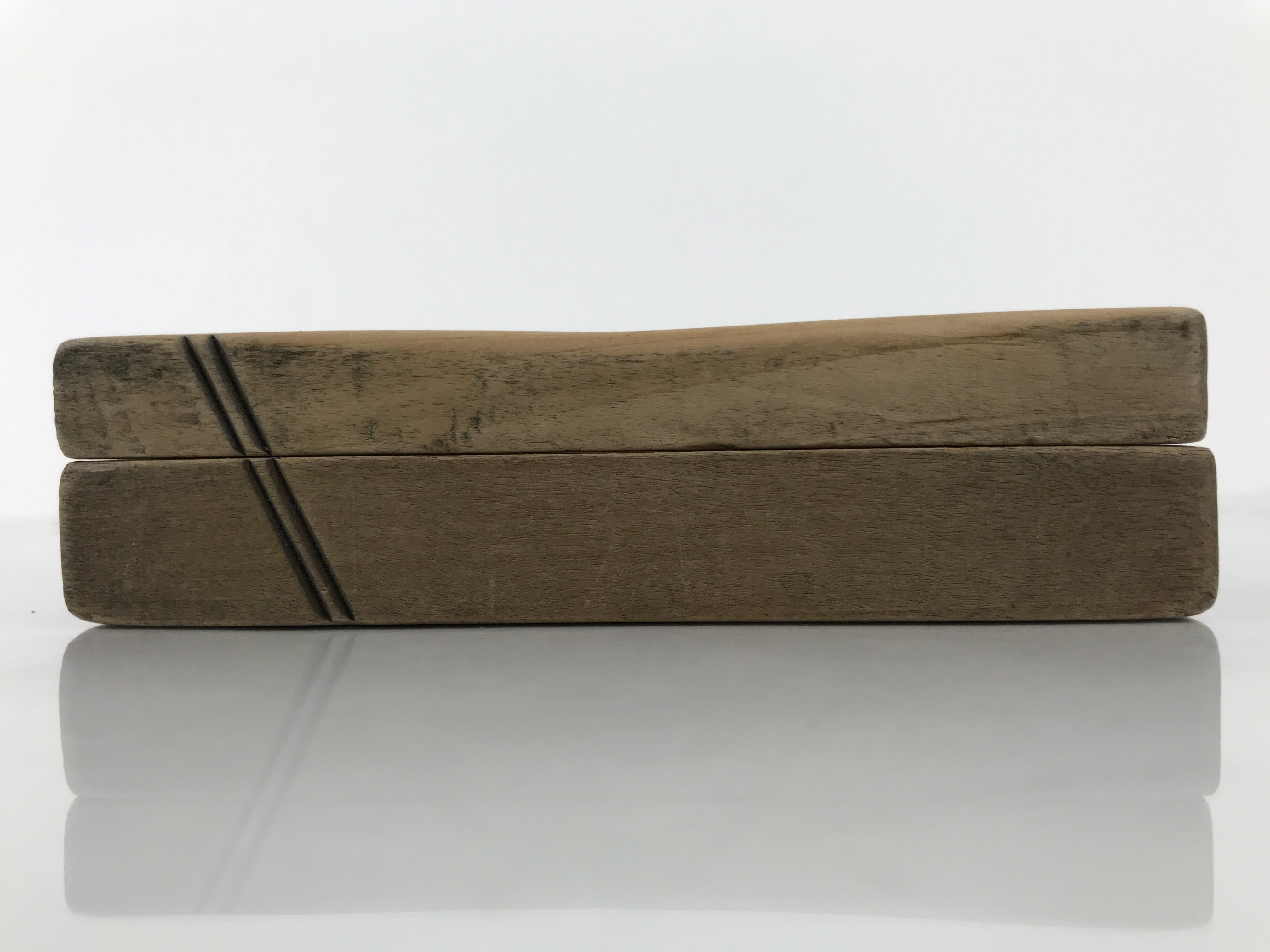 Japanese Wood Carved Kashigata Cake Mold Sweet Wagashi Hamaguri Clam Shell Kg800