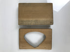 Japanese Wood Carved Kashigata Cake Mold Sweet Wagashi Hamaguri Clam Shell Kg800