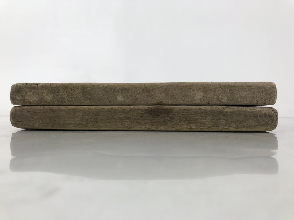 Japanese Wood Carved Kashigata Cake Mold Sweet Wagashi Incense Pot Frame Kg680