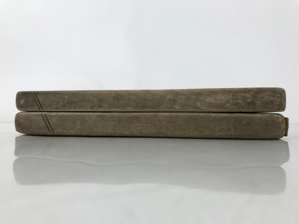 Japanese Wood Carved Kashigata Cake Mold Sweet Wagashi Incense Pot Frame Kg680